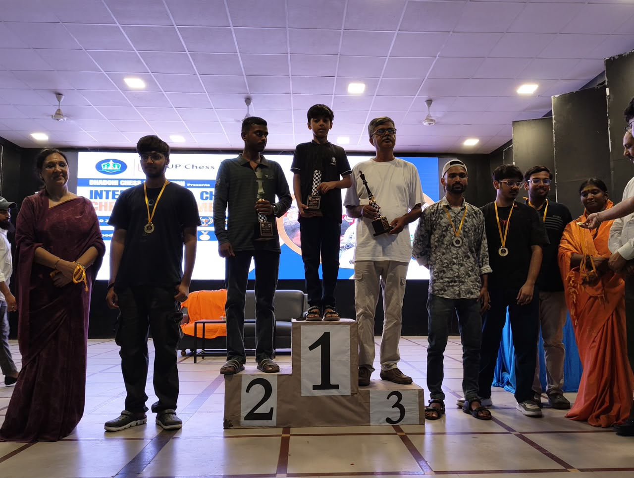 Winners of the International Chess Day Event